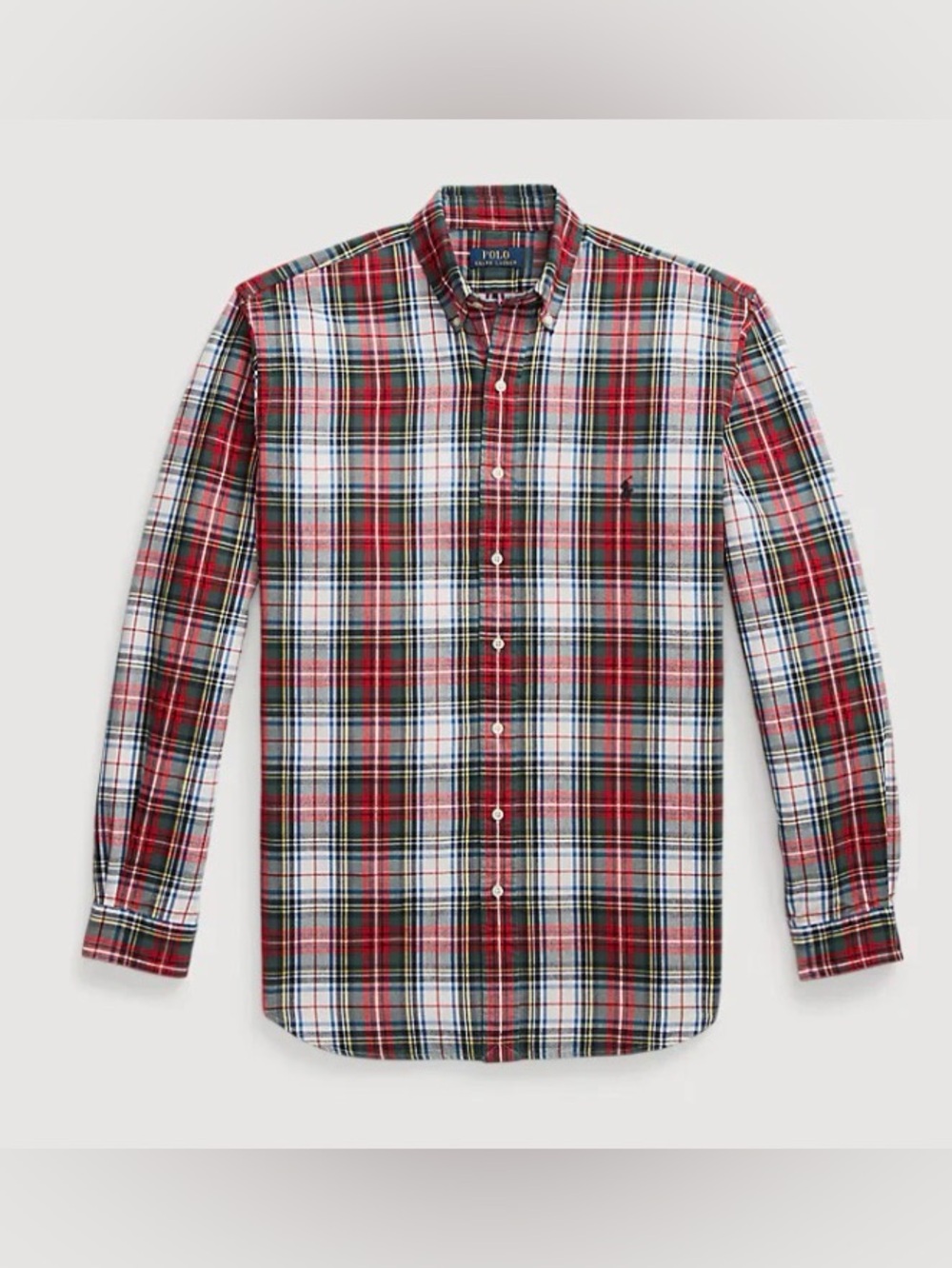 Polo Plaid Brushed Oxford Shirt (3T) NWT